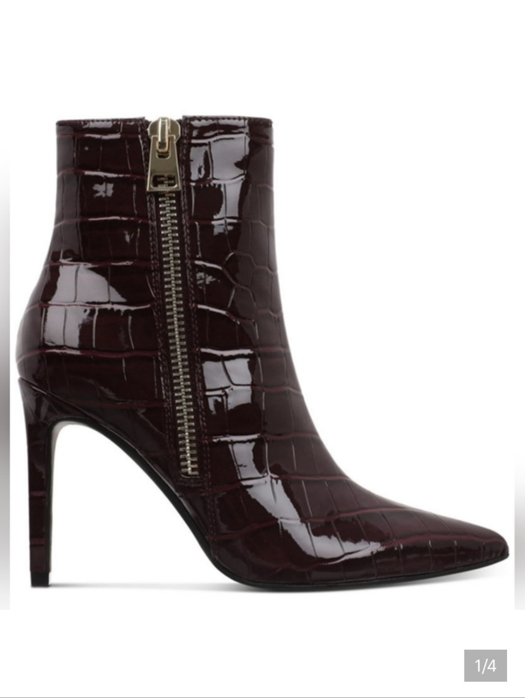 I.N.C Women's Sarishaa Zip Croc Booties Size 9.5 Nib
